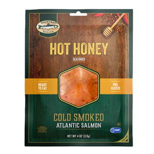 Hot Honey Cold Smoked Atlantic Salmon